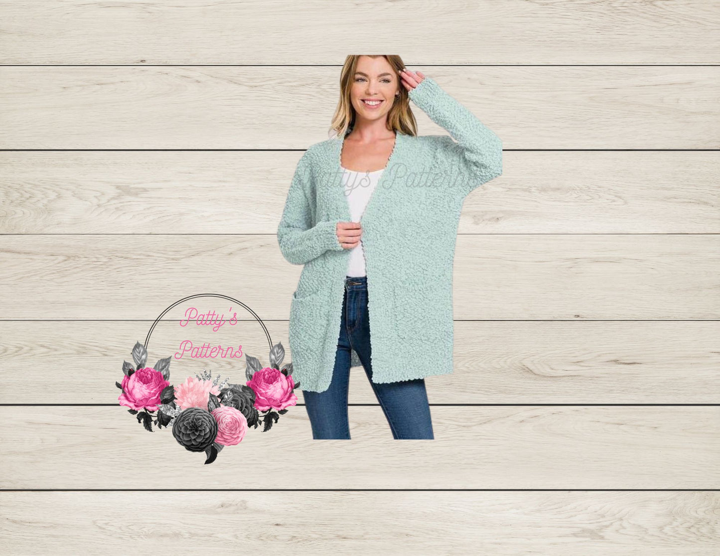 POPCORN CARDIGAN WITH POCKETS